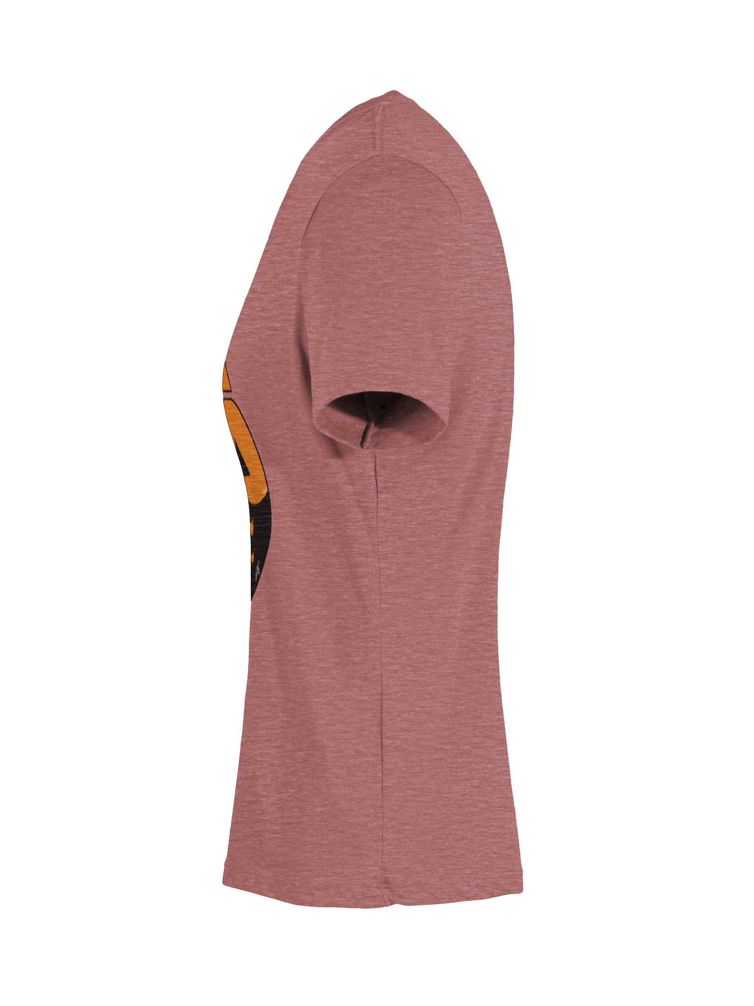 Mask-O-Lantern v-neck tee (black mask) product image (30)