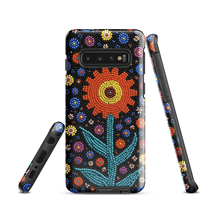 Faux-beaded Floral Samsung® Tough Case product image (1)