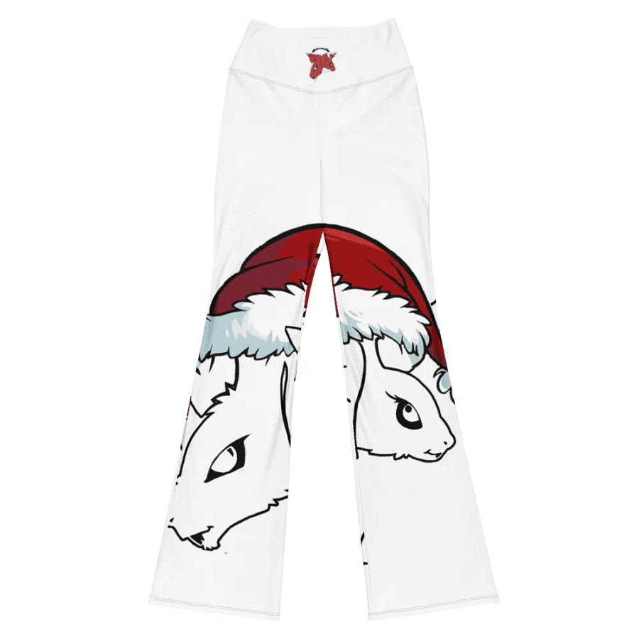 Santa Rabbits All-Over Flare Leggings product image (5)