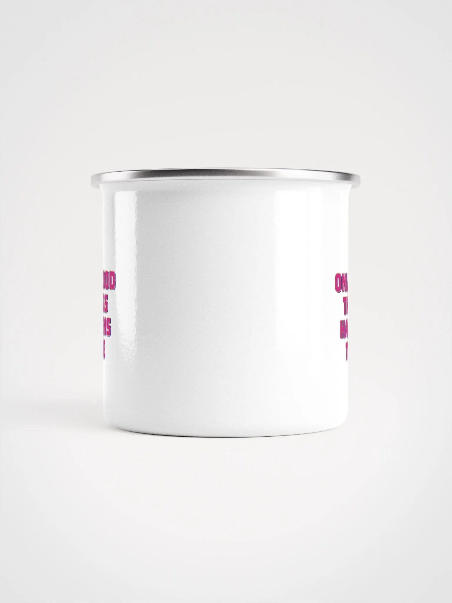 Positive Vibes Enamel Mug product image (2)