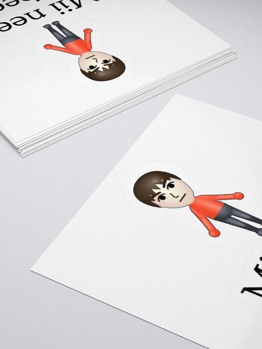 Mii Need A Beer Sticker product image (4)
