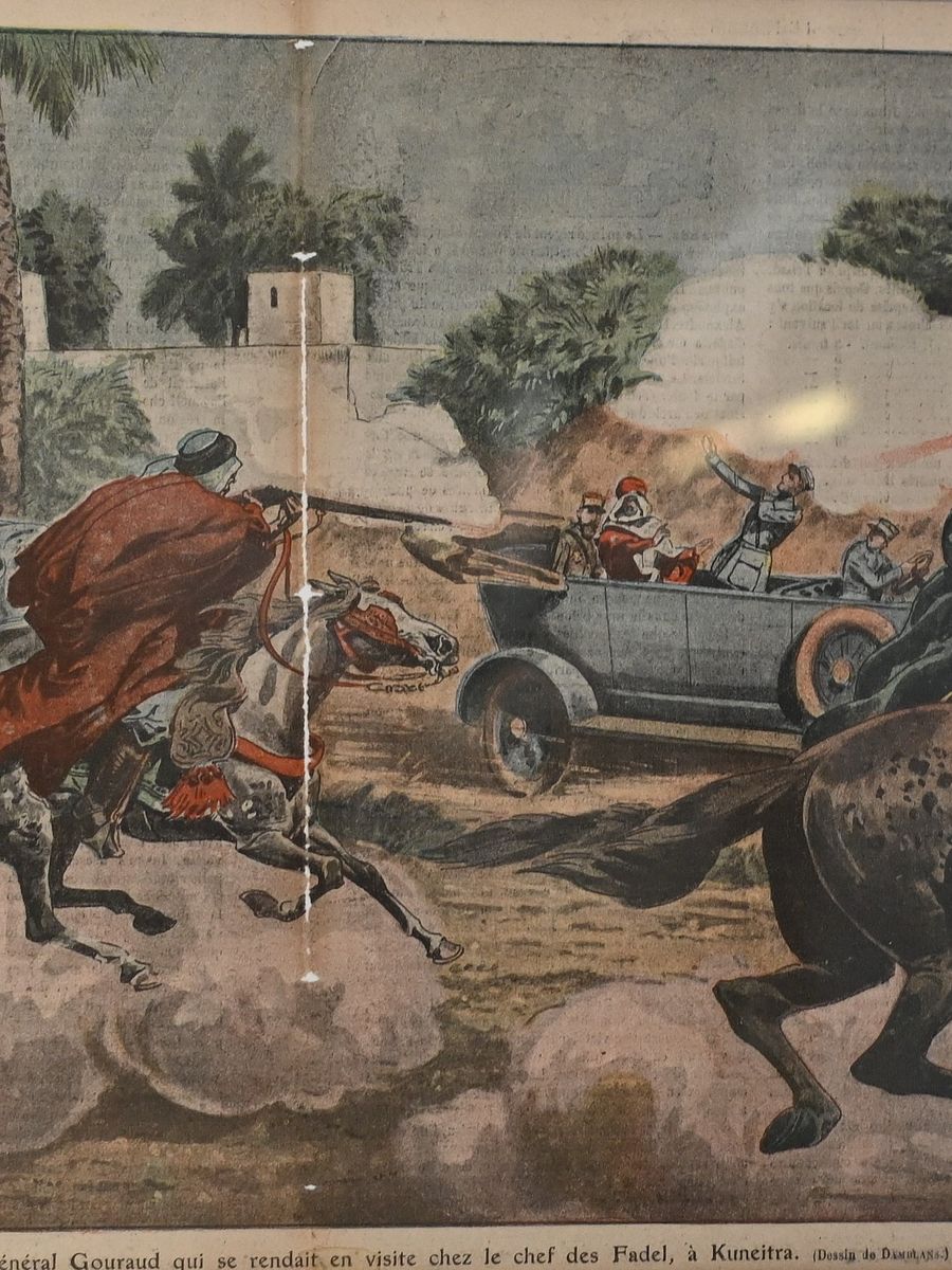 لوحة محاولة اغتيال الجنرال غورو 1921 product image (3)