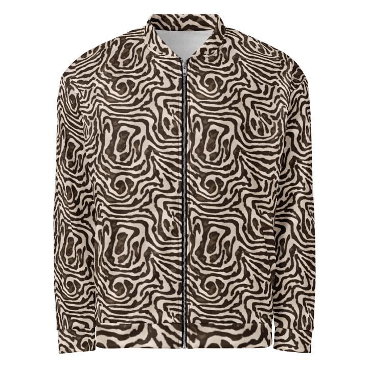 Brown Snake Bomber Jacket product image (1)