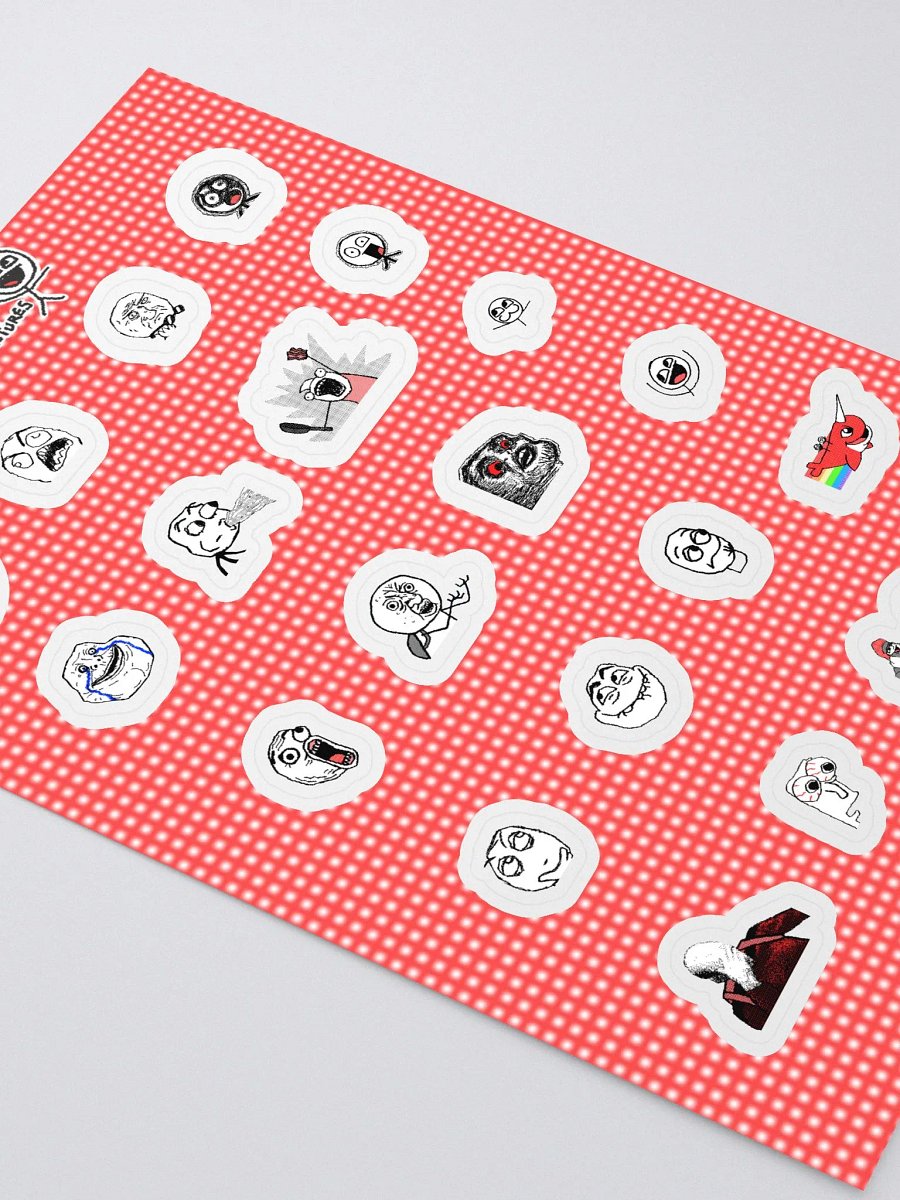 DERP Mini Stickers! (21 STICKER PACK) product image (2)
