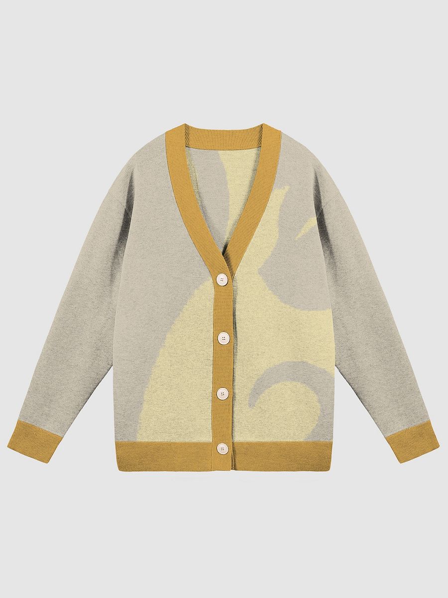 KawaiKitten Sandy Mustard Knitted Cardigan product image (1)
