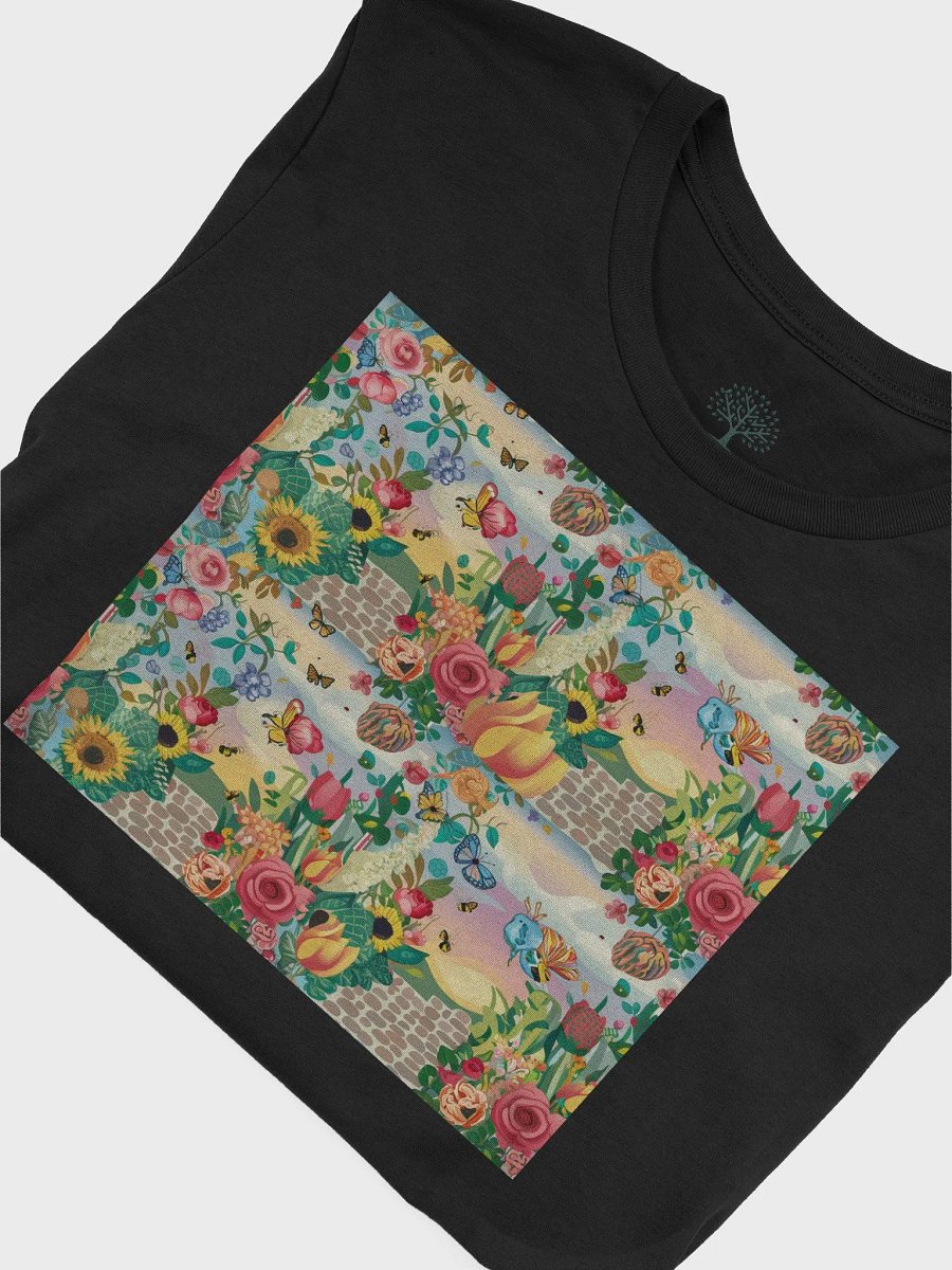 Graphic Grove Unisex Floral Garden T-Shirt with Butterflies product image (7)