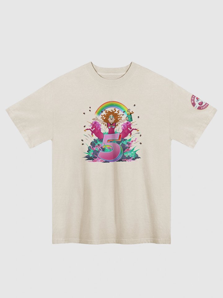 LadyAm5Years Oversized Faded Tee product image (31)