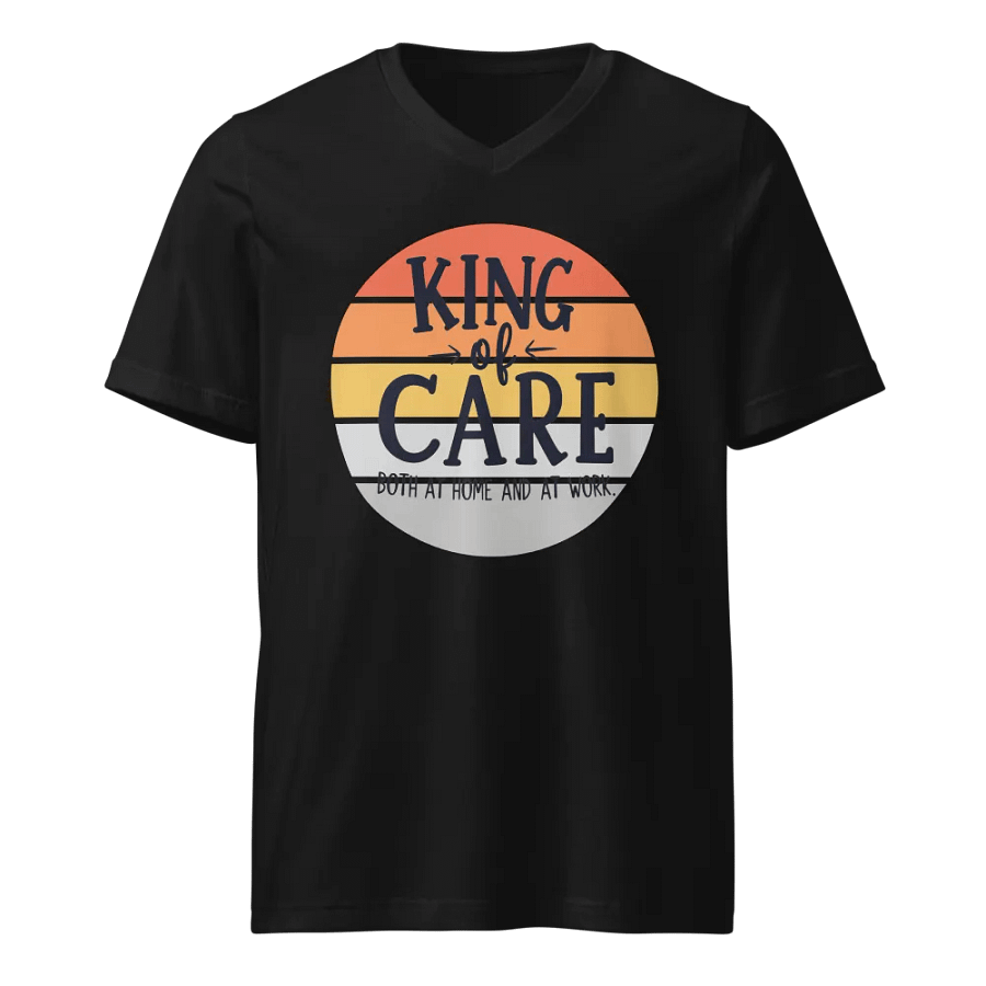 King of Care V-Neck Tee product image (1)
