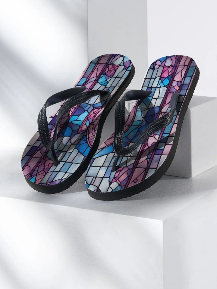 Symmetrical Mosaic Bliss Flip-Flops product image (1)