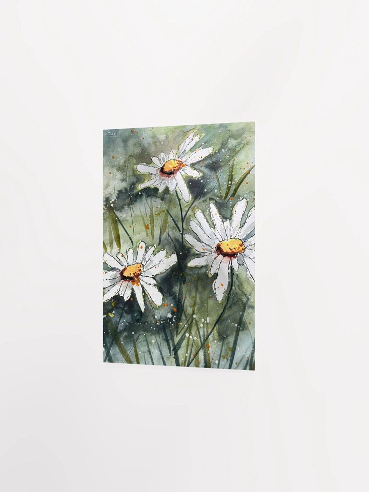 Dancing Daisies - Watercolor Painting product image (2)
