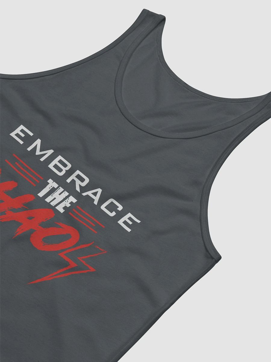 Embrace the Chaos v2 Unisex Tank (Red/White) product image (6)