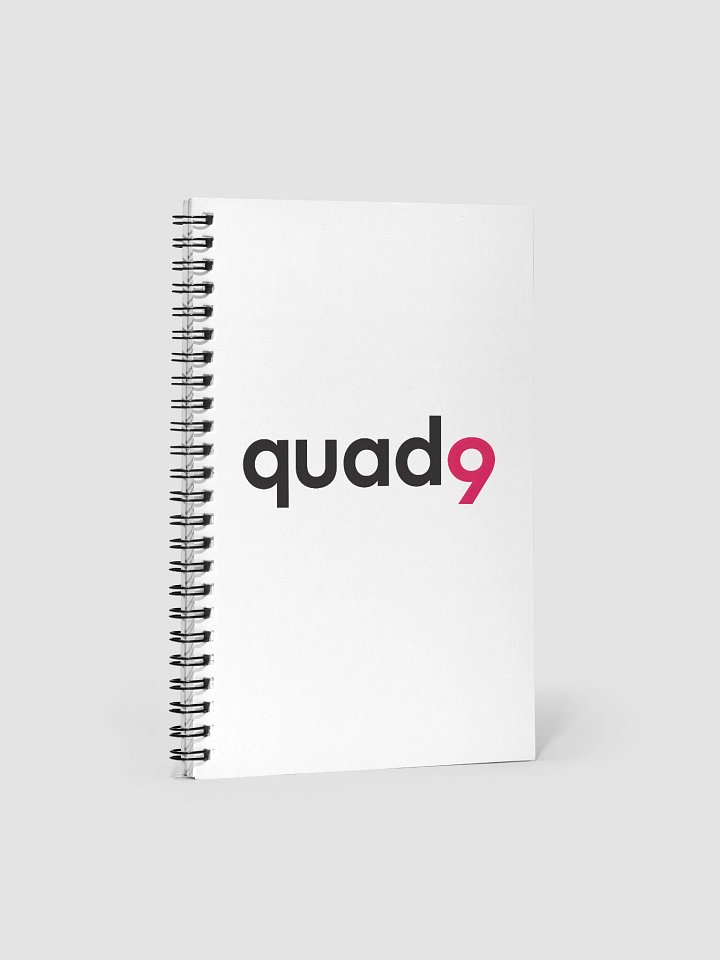 Quad9 Logo Spiral Notebook product image (1)