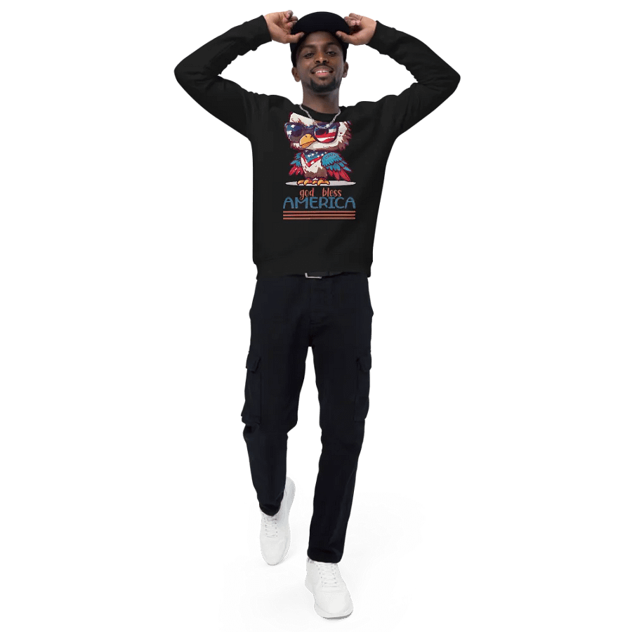 Eco Warrior Eagle Raglan Sweatshirt product image (8)