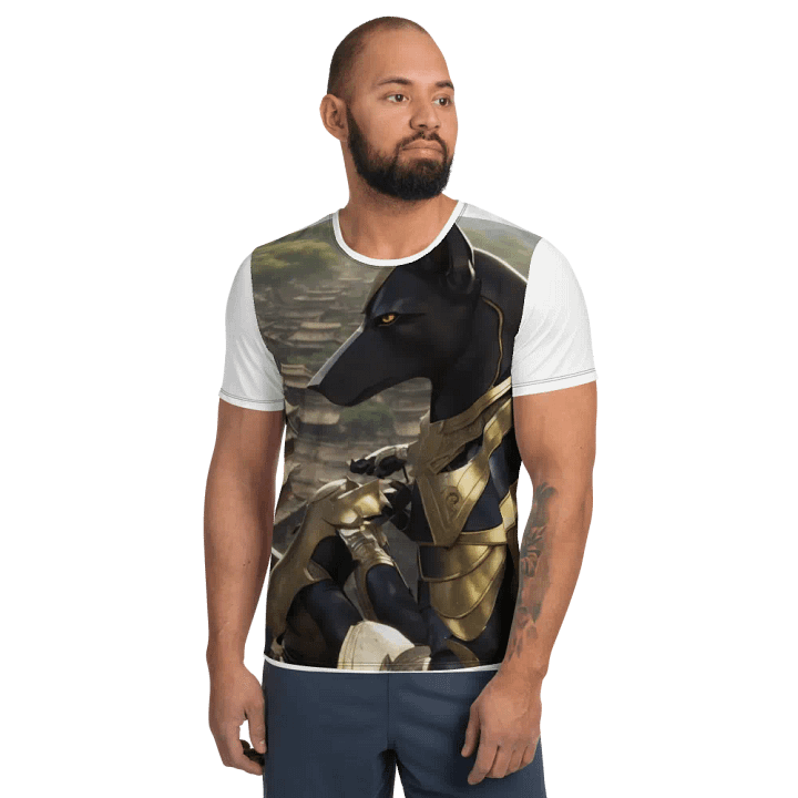 Mythical Jackal Warrior All-Over Print Athletic T-Shirt product image (1)