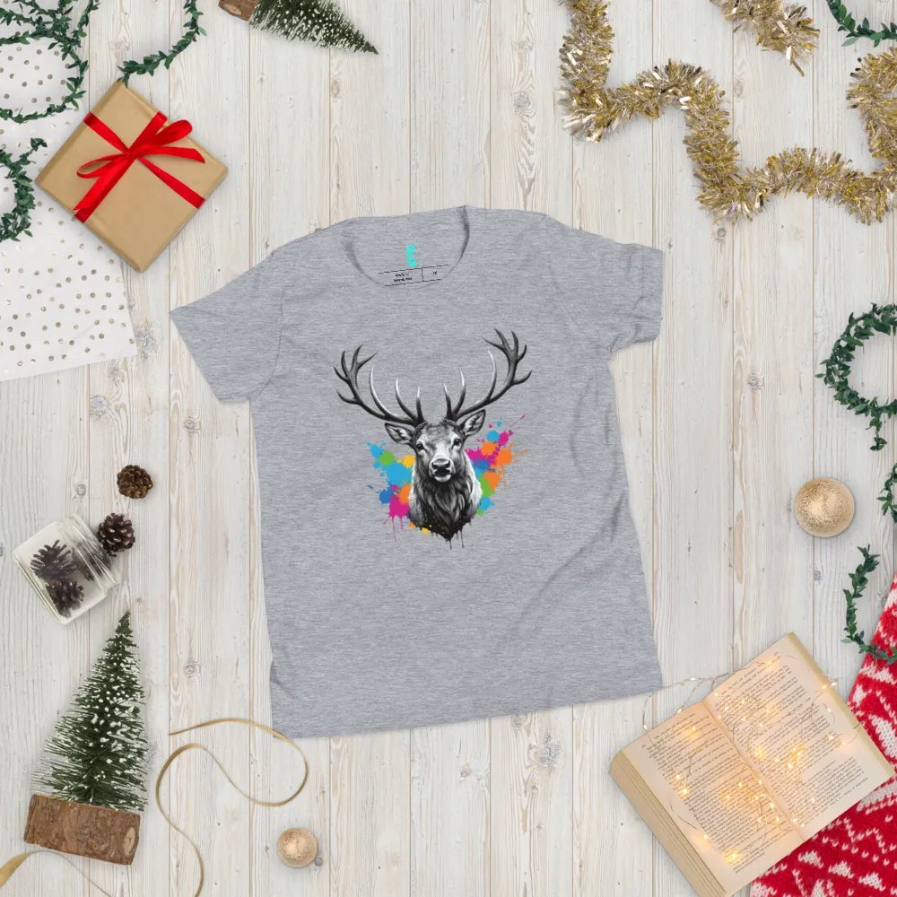Colorful Elk Kids T-Shirt product image (5)