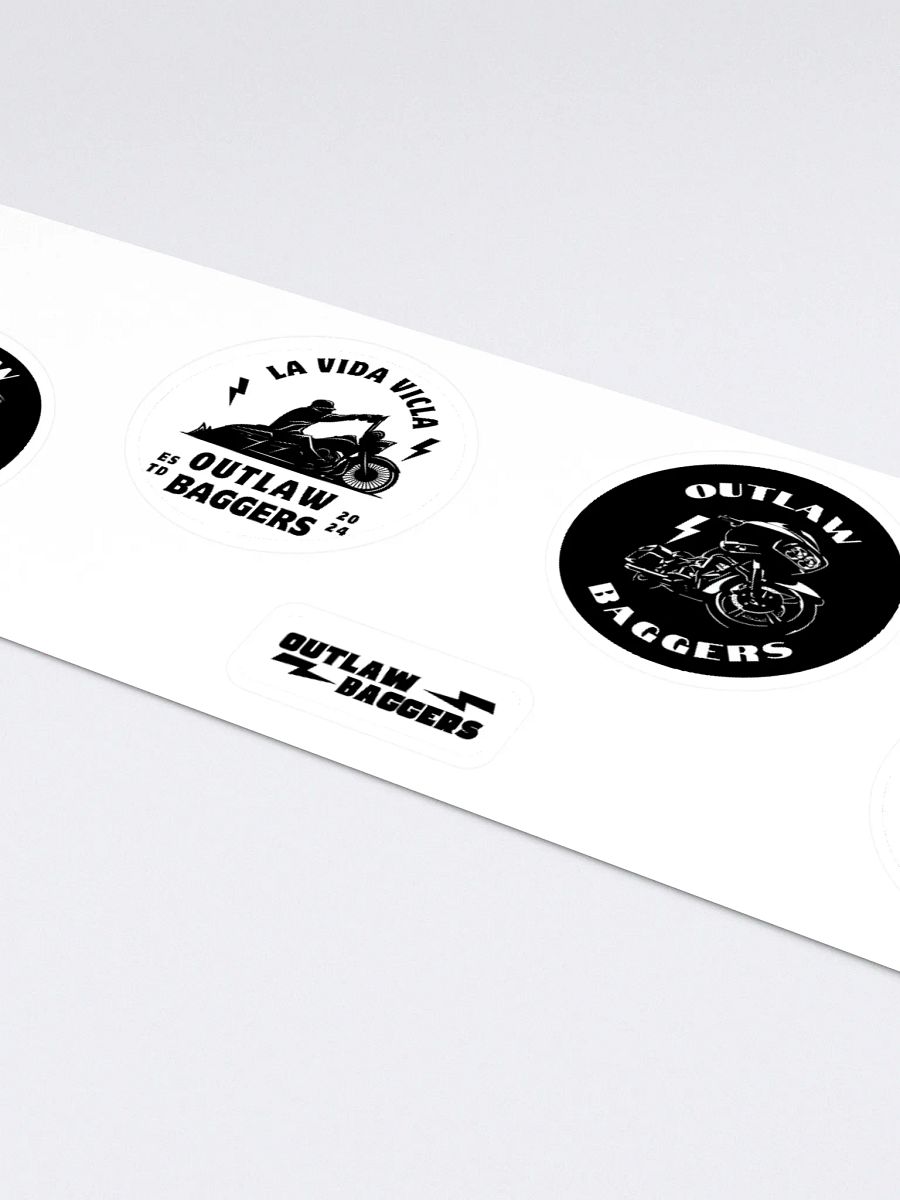 Outlaw Baggers Full Sticker Sheet product image (4)