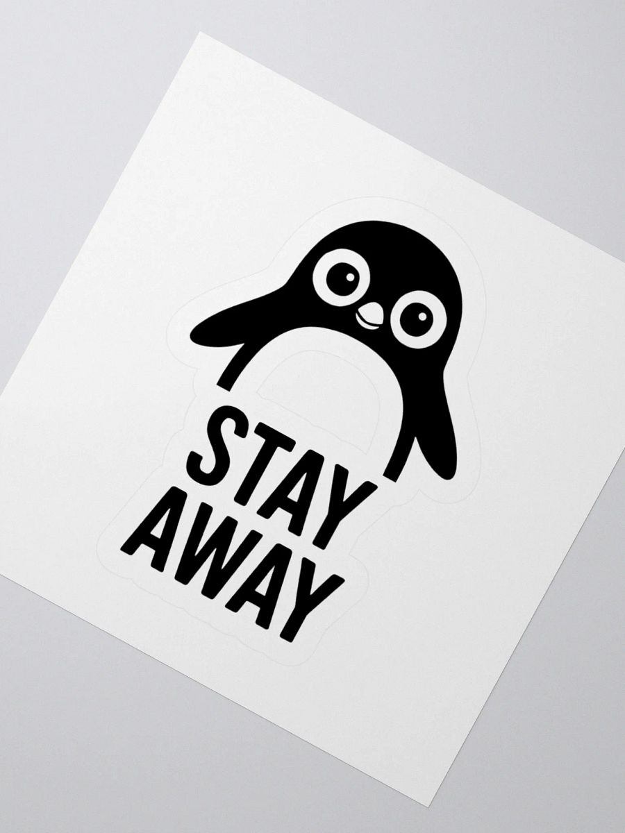 Stay Away Kiss Cut Stickers product image (2)
