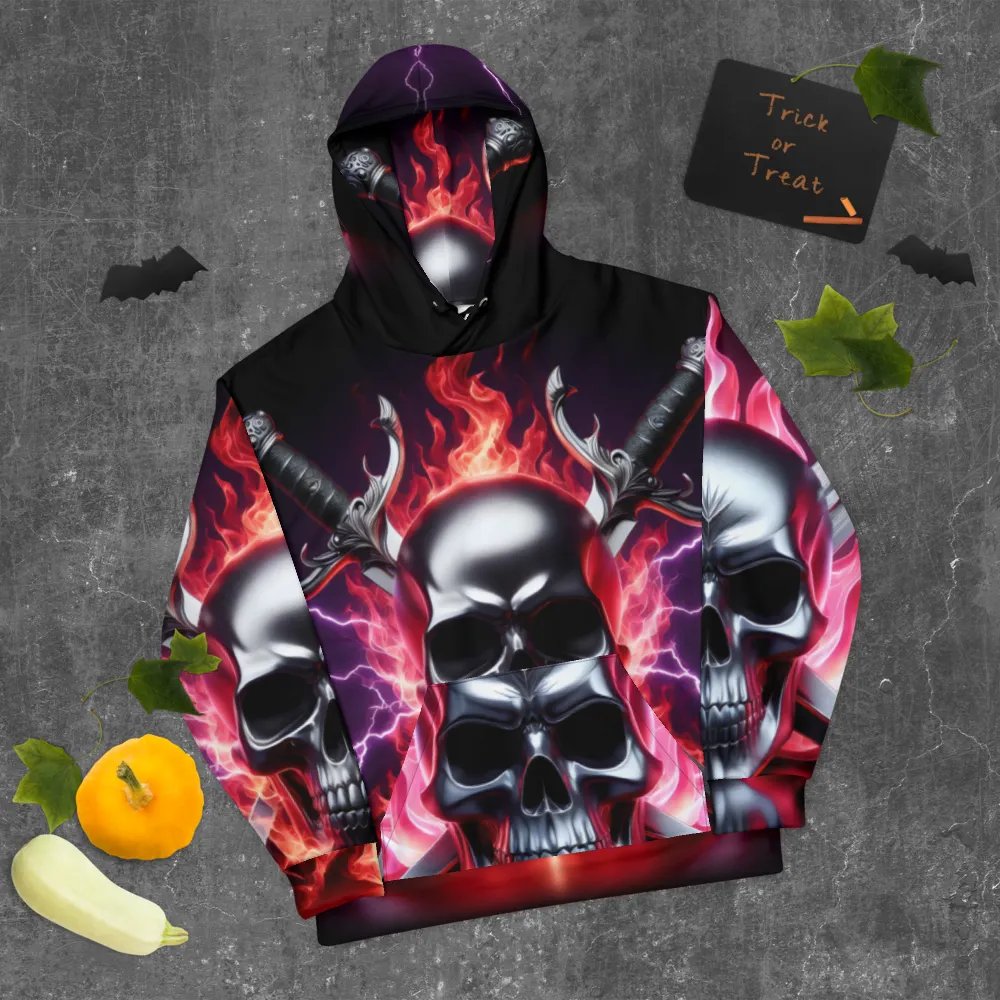 Reaper's Embrace - Unisex Skull Hoodie #22 product image (9)