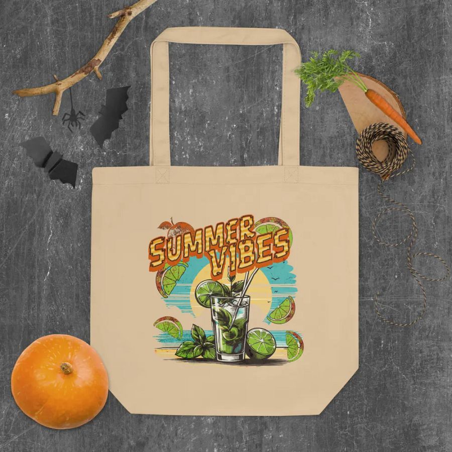 Summer Vibes Eco-Friendly Tote Bag product image (4)