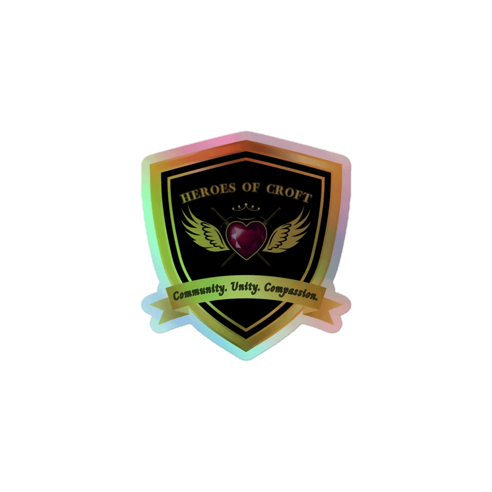 Heroes of Croft Holographic Sticker product image (1)