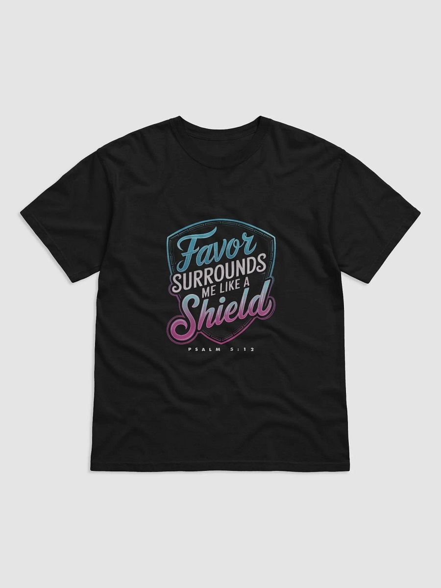 Favor surrounds me like a shield tee product image (1)