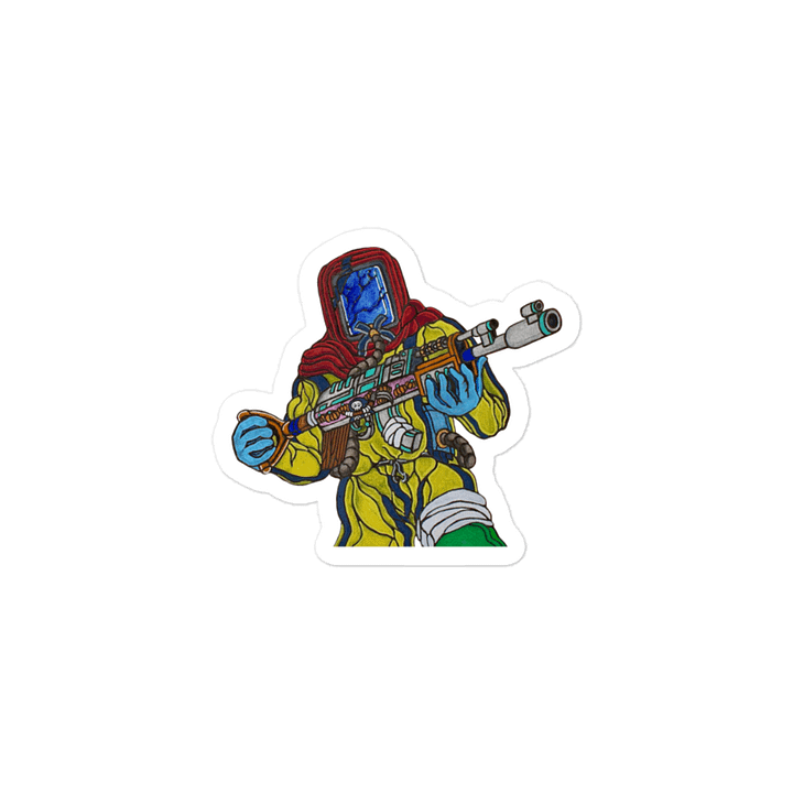 Hazmat Warrior Sticker product image (1)