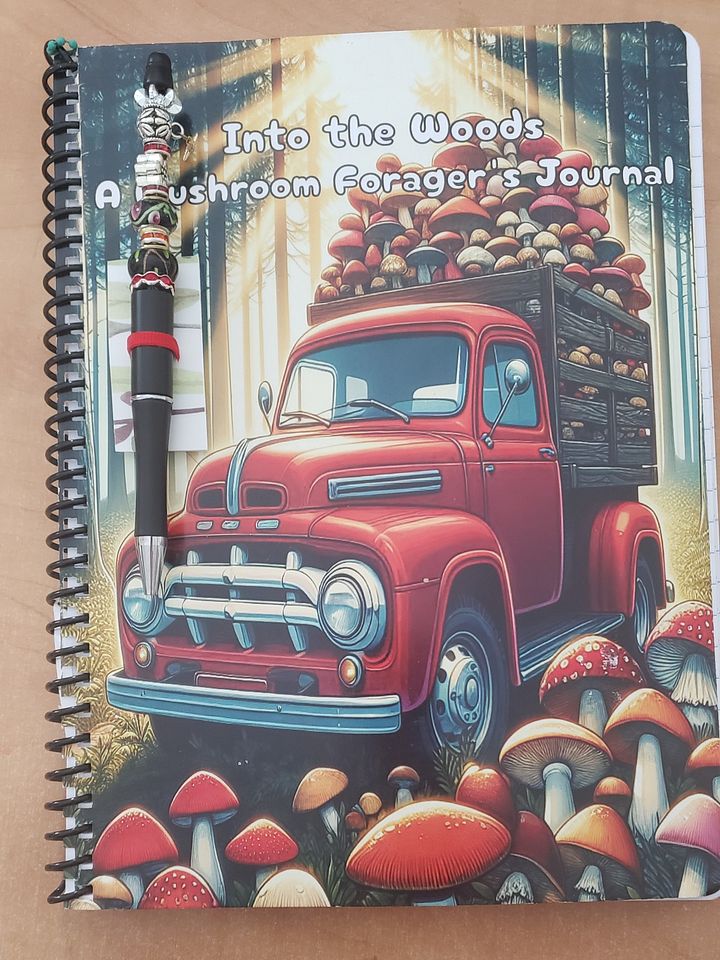Into the Woods: A Mushroom Forager's Journal - Fungi Identification Logbook product image (1)