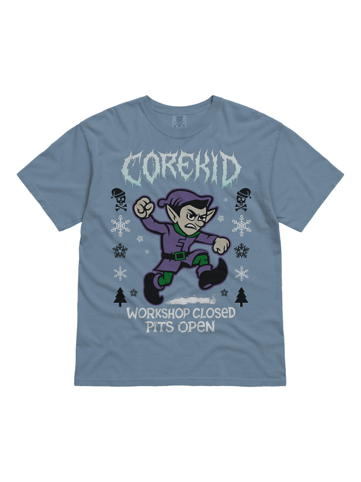 “WORKSHOP CLOSED, PITS OPEN” Holiday Colored T-Shirt product image (8)