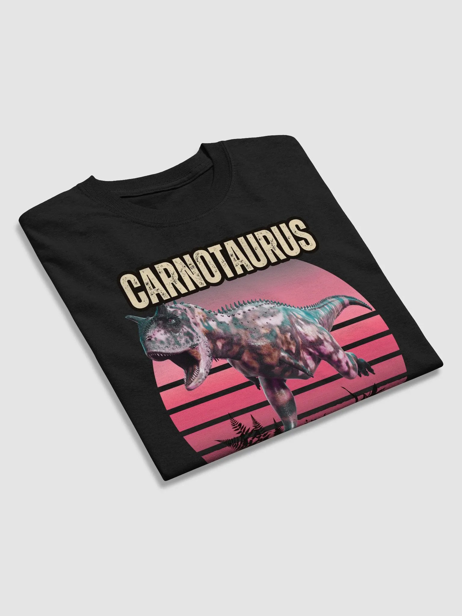 Carnotaurus - Cool Retro Dinosaur Shirt product image (9)