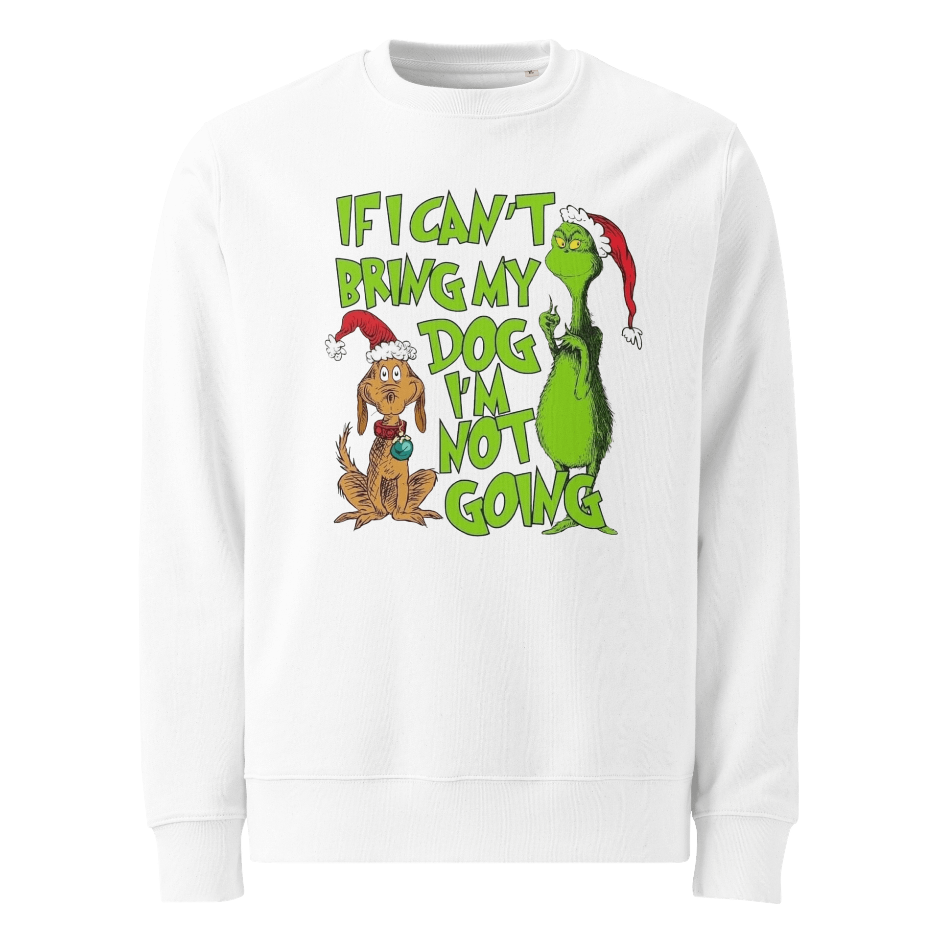NO DOG, NO GO Unisex Organic Sweatshirt product image (1)