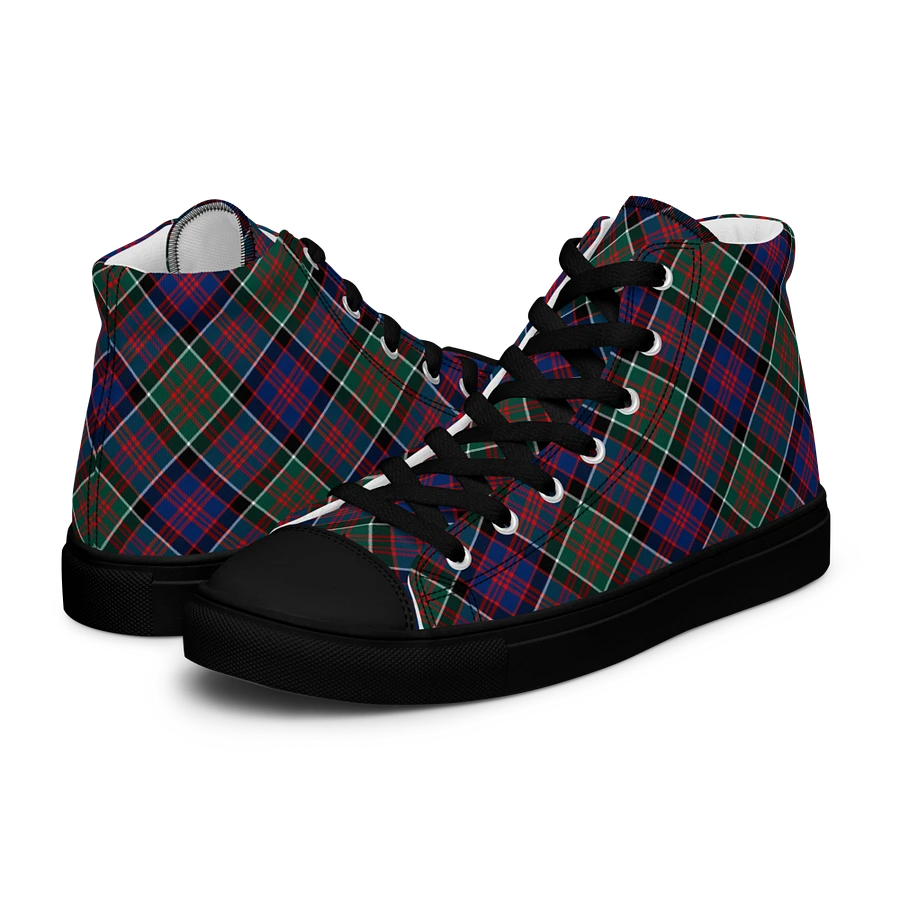 MacDonald Clanranald Tartan Men's High Top Shoes product image (8)