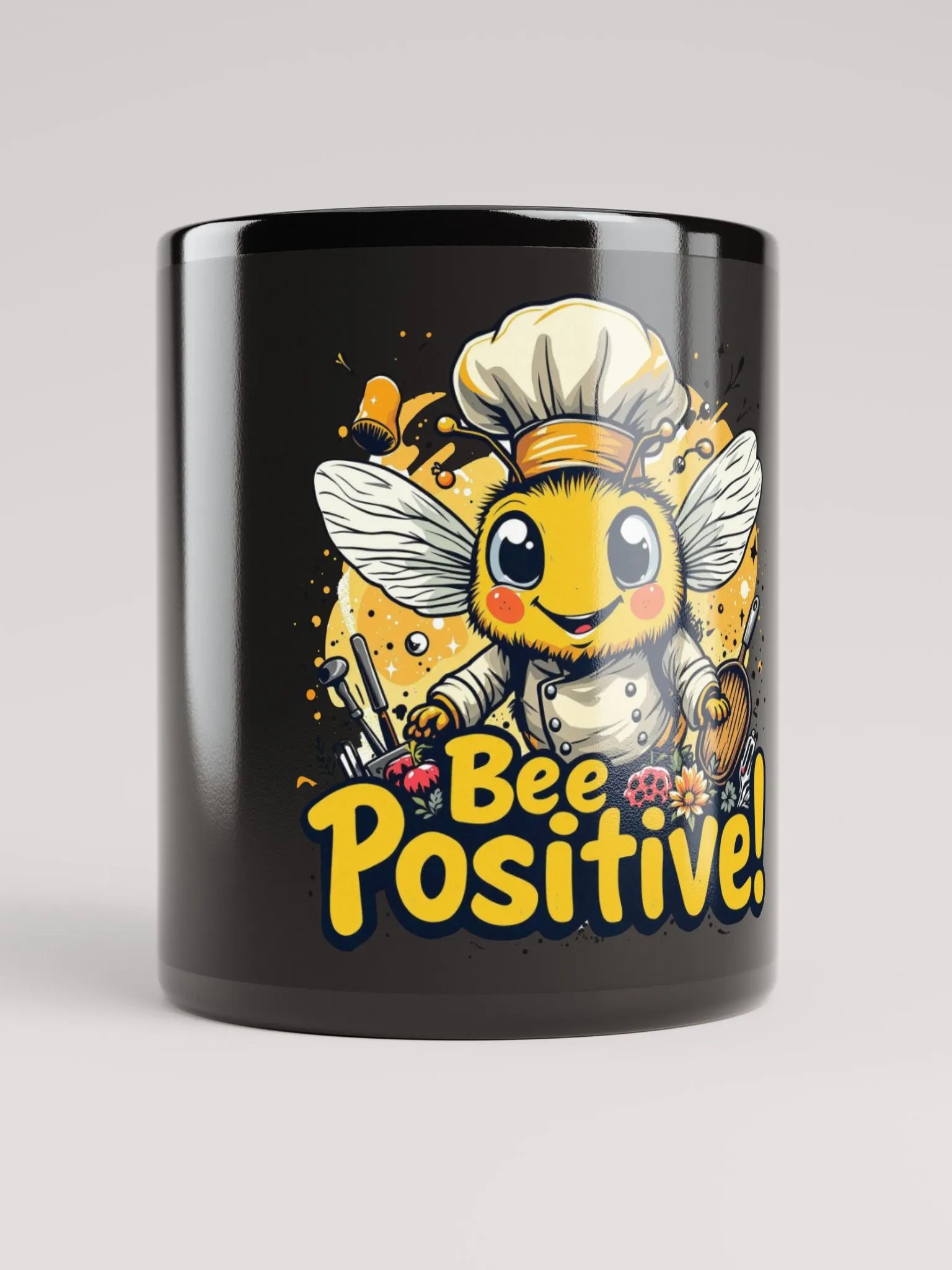 Bee Positive Chef's Mug product image (10)