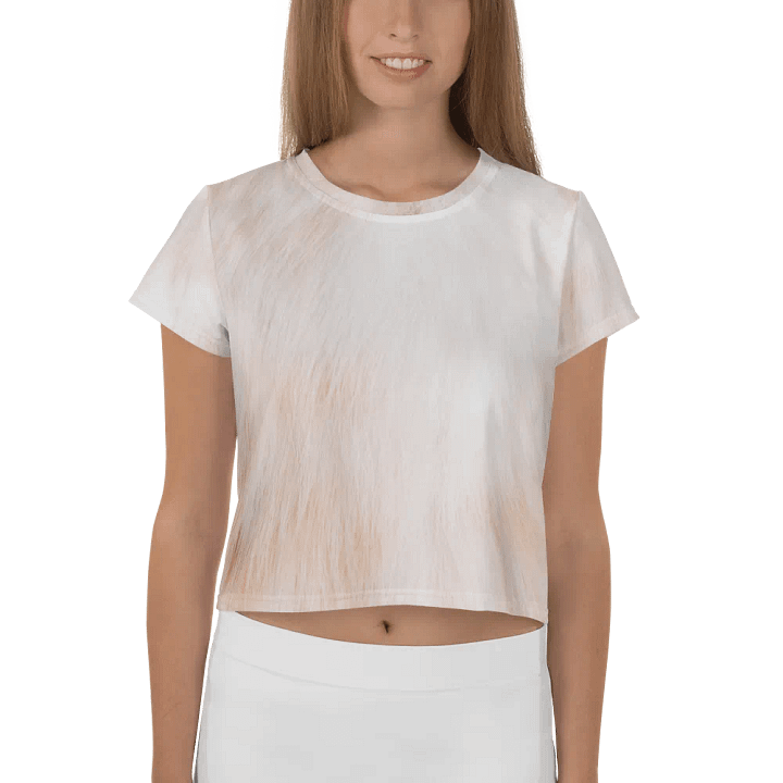 Cream Cat Crop Tee product image (1)