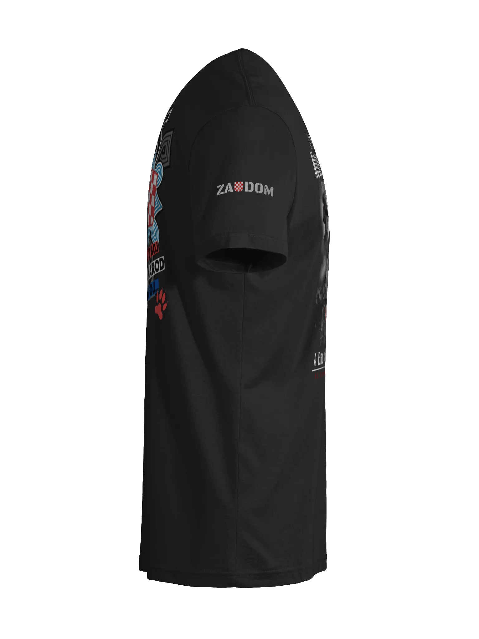 Shielded Patriot Black Croat Legion Next Level Tee product image (8)