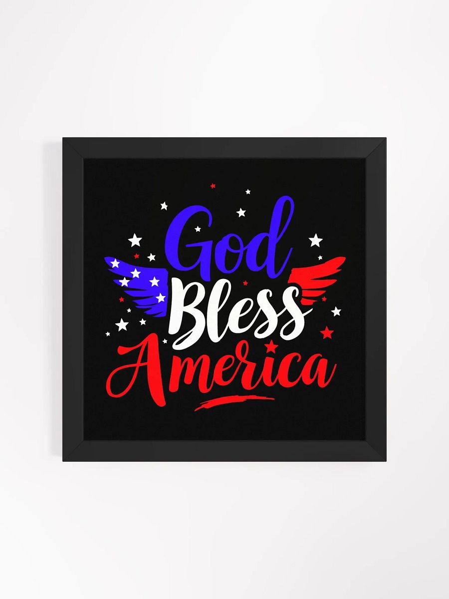 Framed Art: God Bless America product image (1)