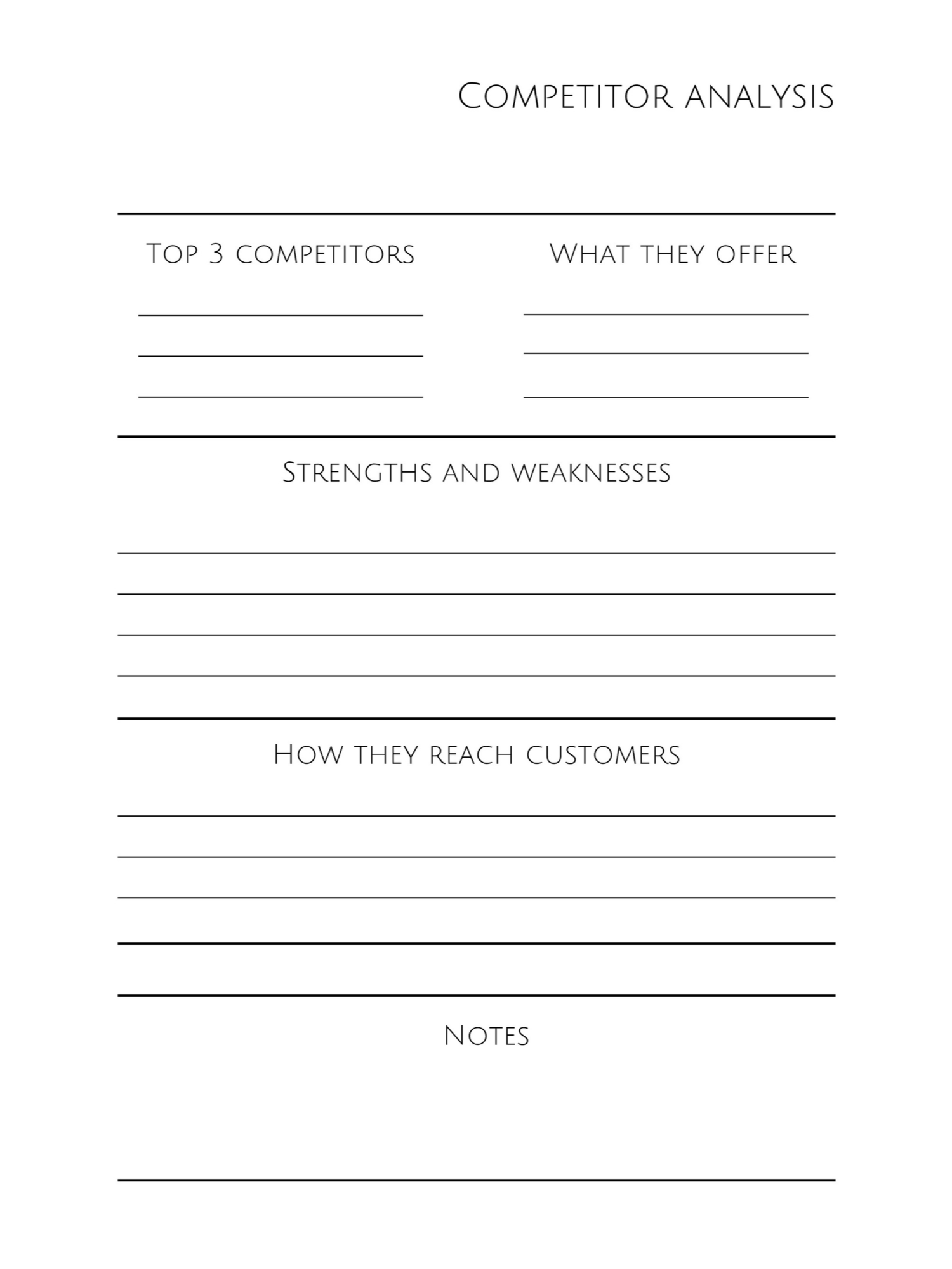 Undated Minimal Business Planner product image (4)
