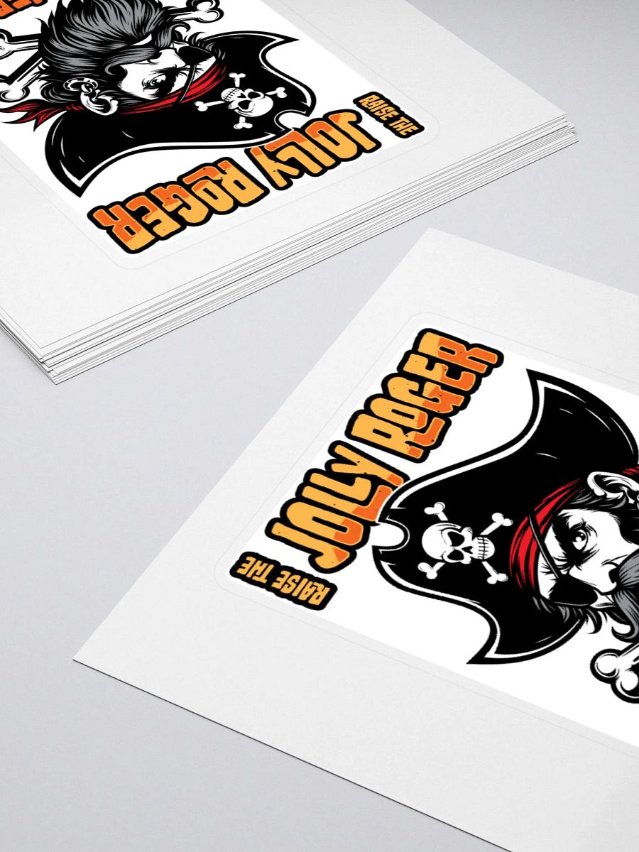 Raise the Jolly Roger Pirate Sticker | Funny Weekend Sticker product image (10)