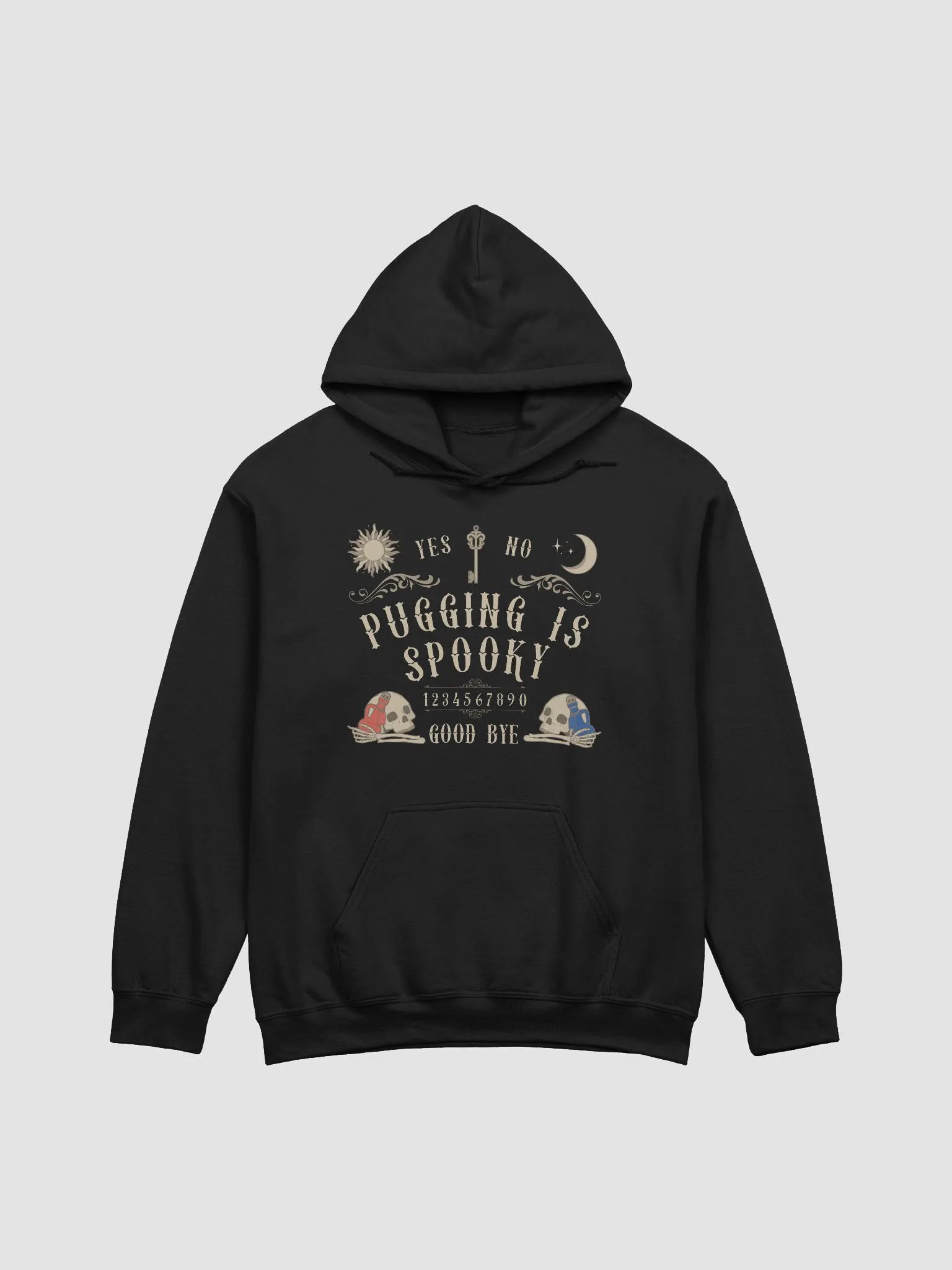 Pugging Is Spooky Hoodie - Skulls and Potions product image (1)