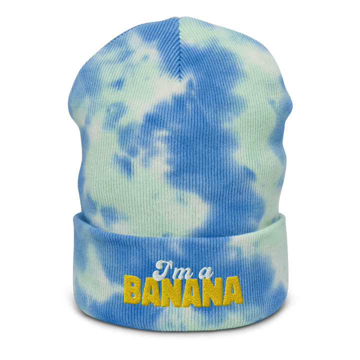 I'm a Banana tie dye beanie product image (2)