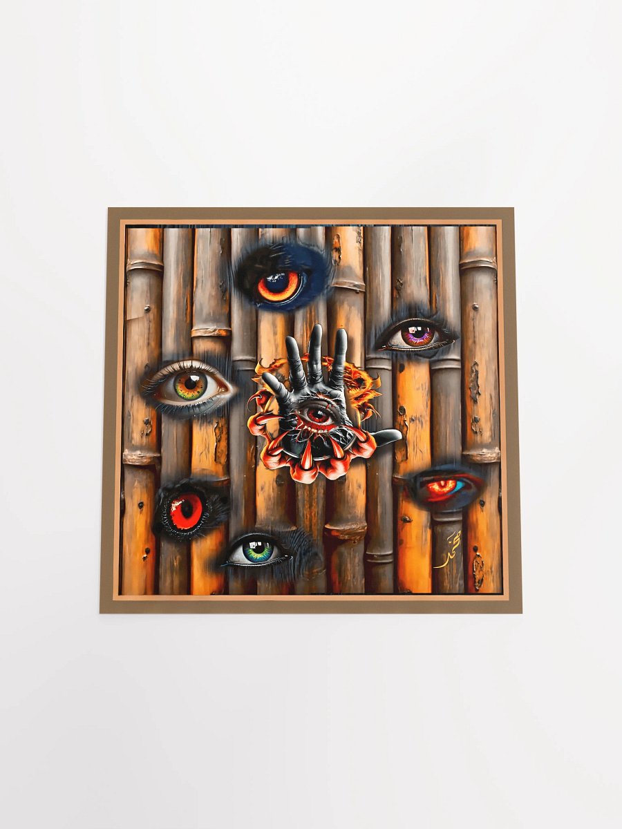 Vibrant Matte Space Poster / Digital Art Eyes on Bamboo product image (19)