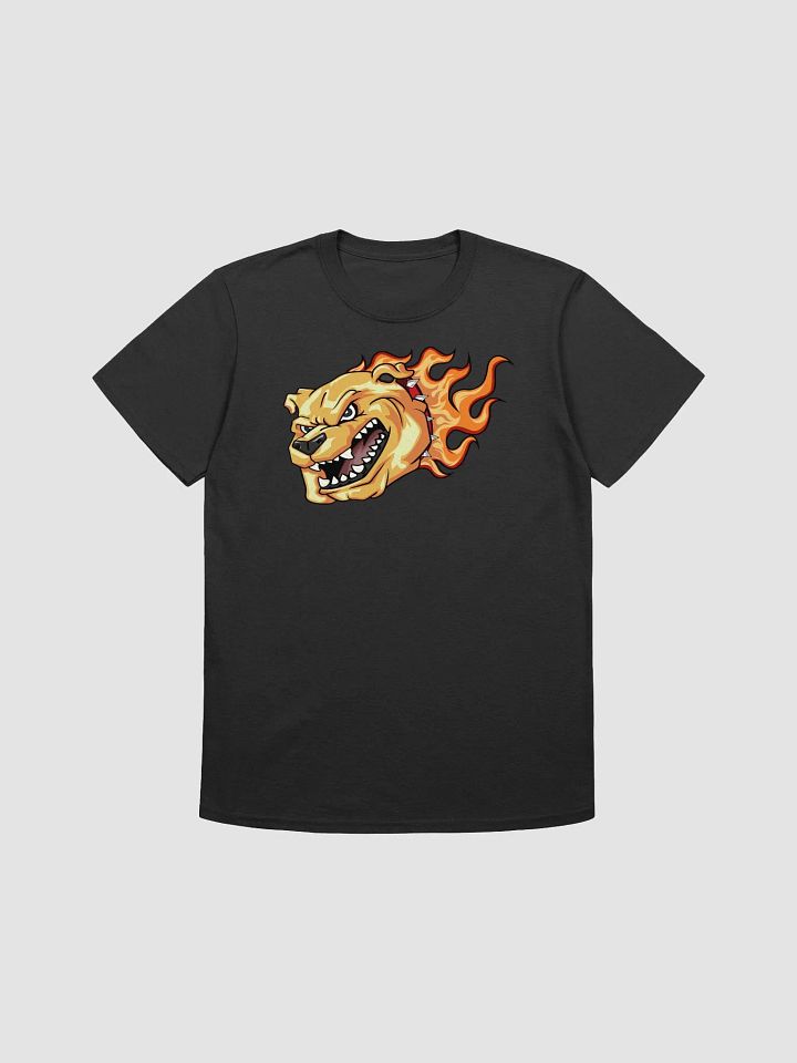 Angry Flaming Bulldog Unisex T-Shirt product image (1)