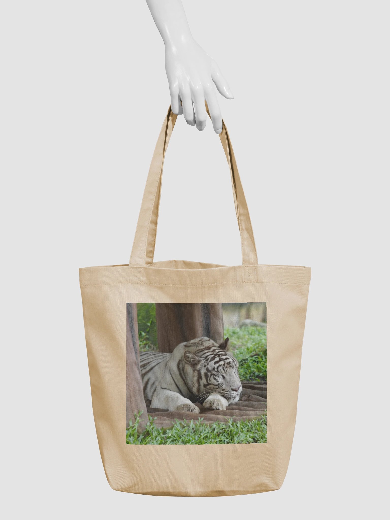 Wild White Tiger Eco Tote product image (3)