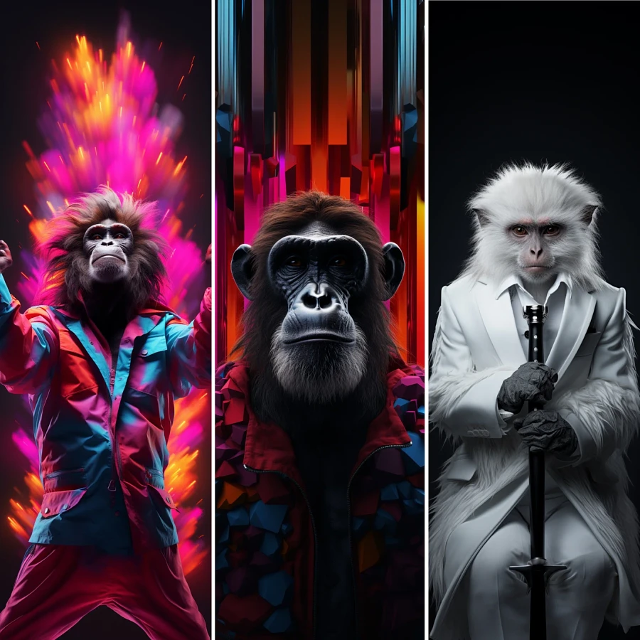 Primate Portraits: Whimsical and Captivating iPhone Wallpapers product image (3)