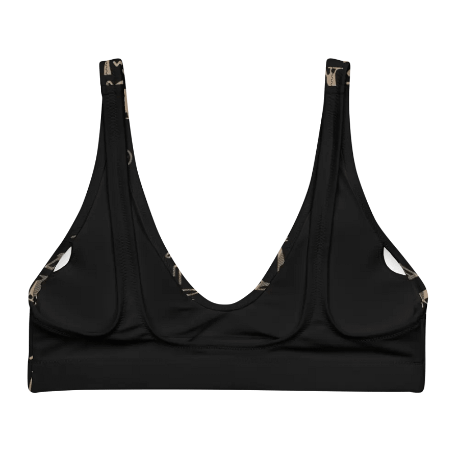 Isis Hieroglyphics Black Bikini Top product image (4)