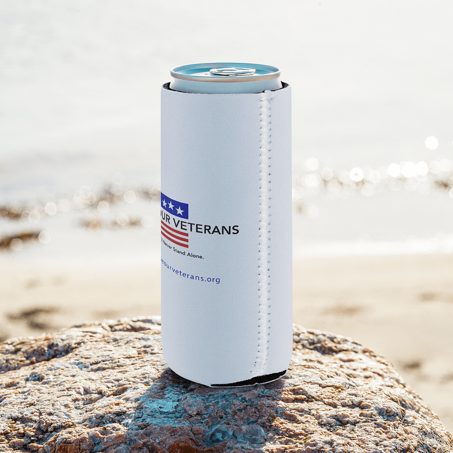 Patriotic Can Cooler - Support Our Veterans! product image (17)