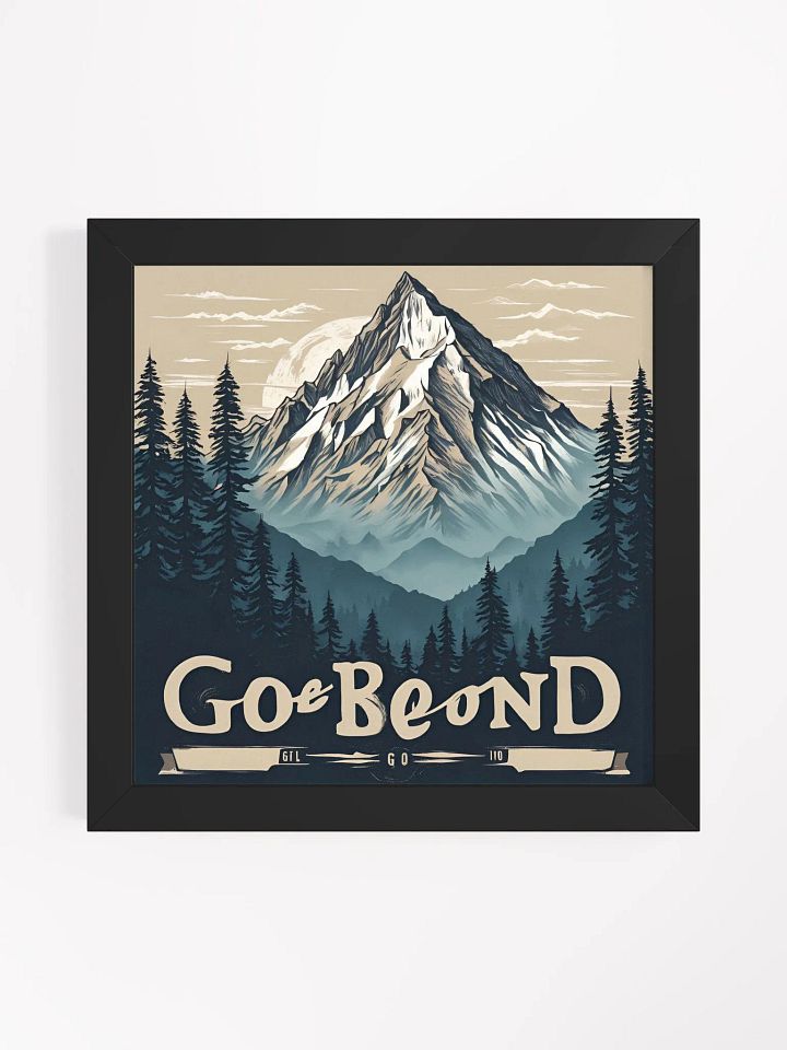 Beyond the Summit Matte Poster product image (1)