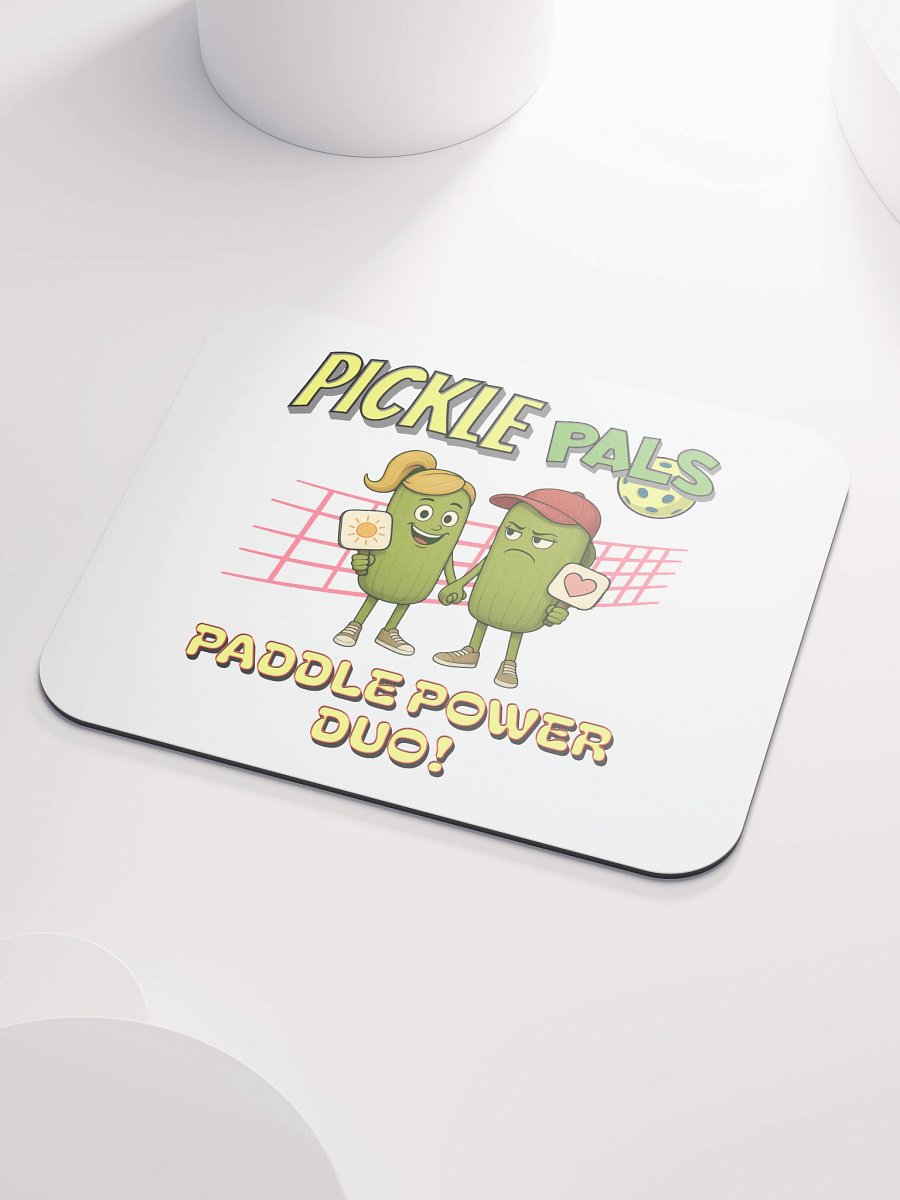 Pickle Pals Couple Paddle Power Duo Pickleball Mouse Pad product image (3)