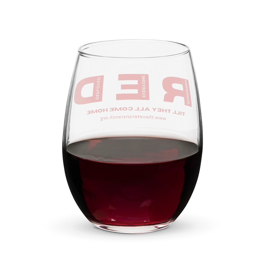 Remember Everyone Deployed Stemless Wine Glass product image (7)
