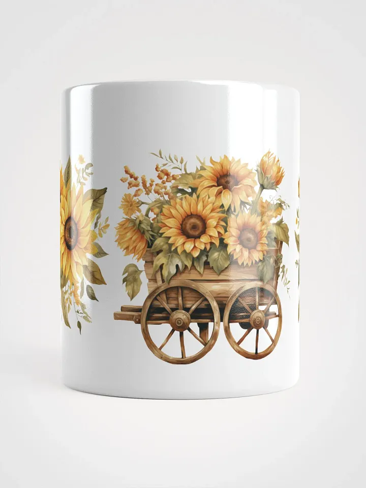 Sunflower Bliss White Glossy Mug product image (2)