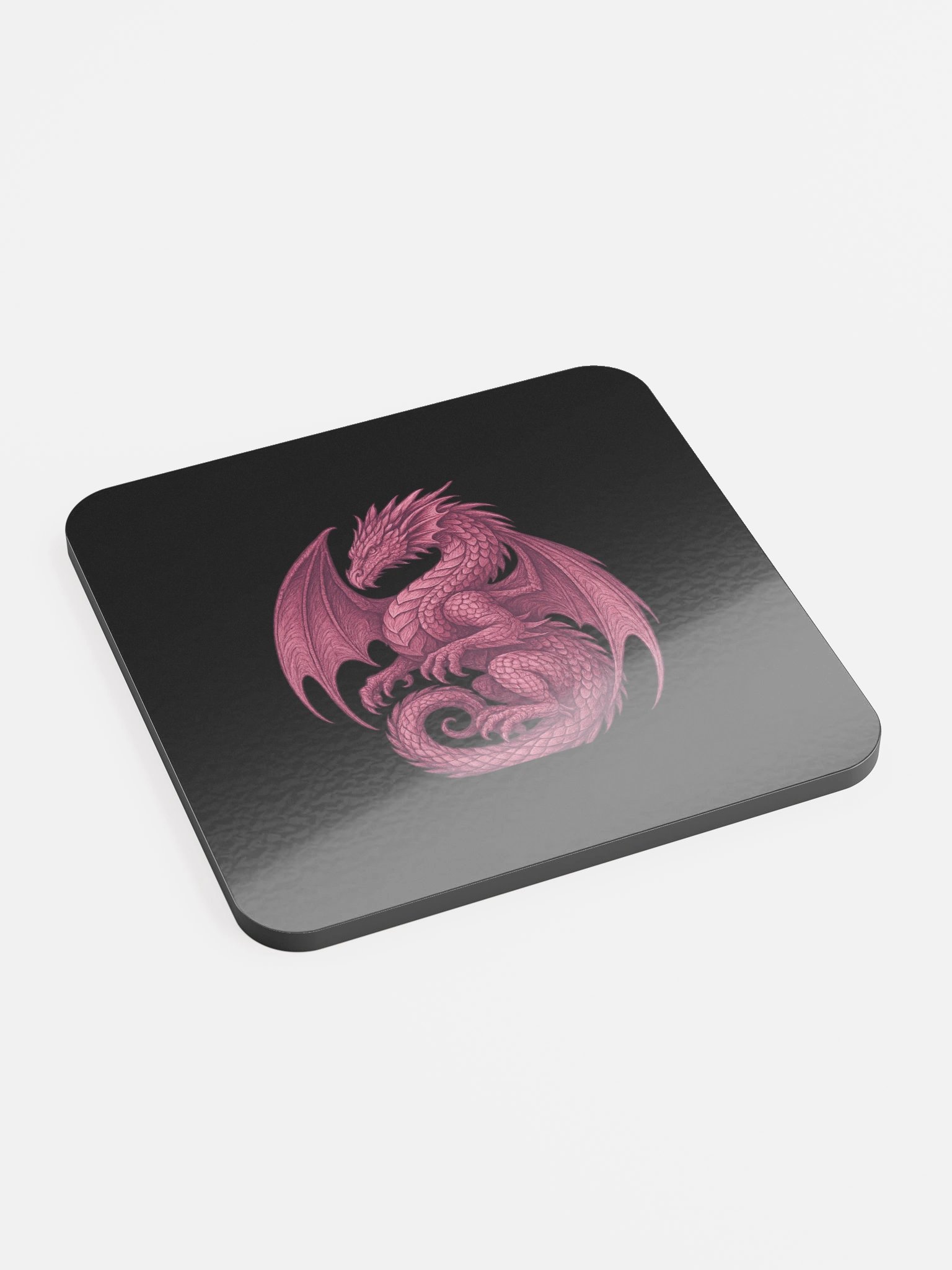 🐉 Pink Dragon Coaster – For the Sacred Flame Within 🐉 product image (2)